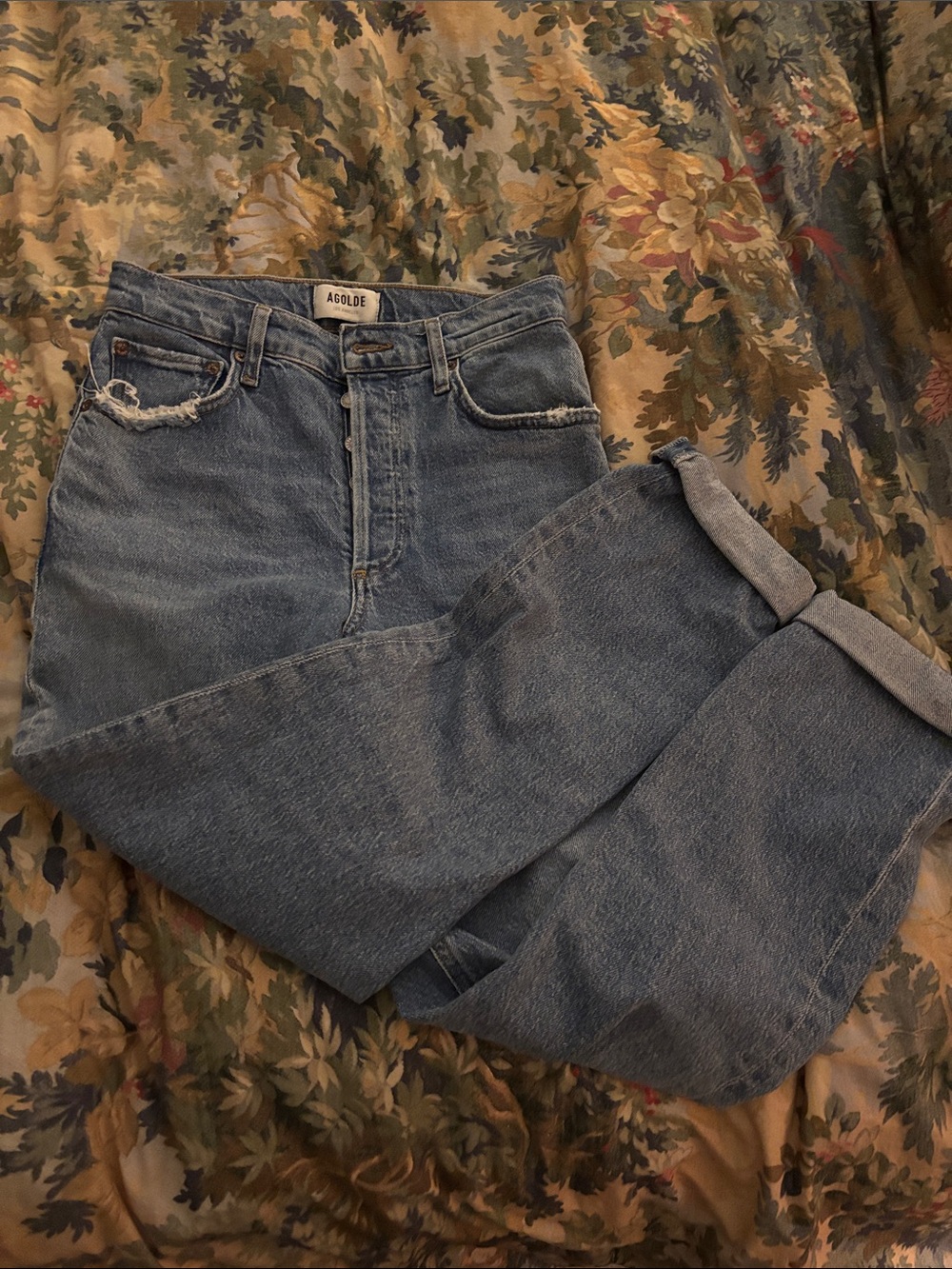'90s Pinch Waist High Waist Straight Leg Jeans